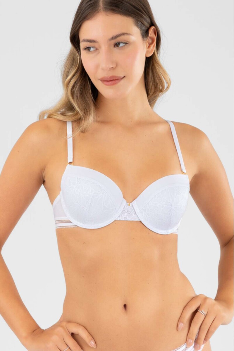Soutien preformado helecho - Blanco 