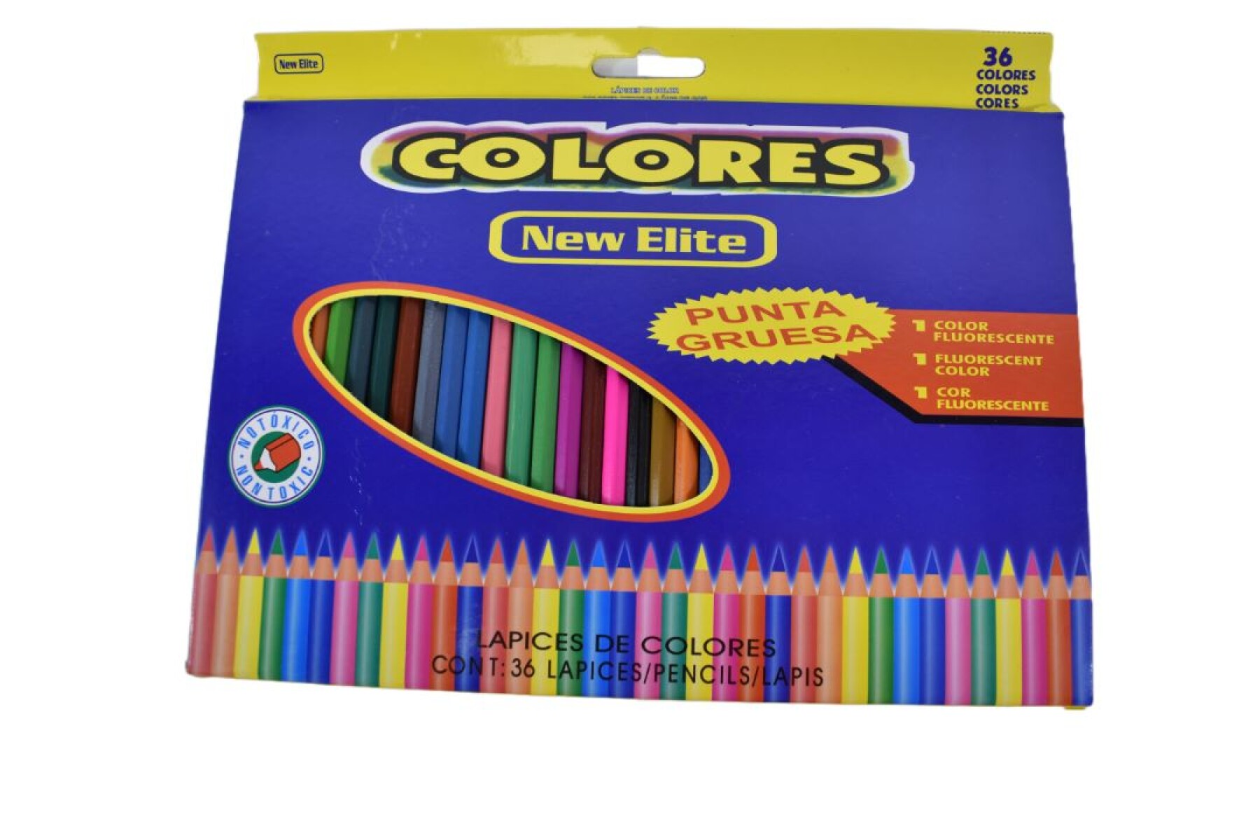 Lápices De Colores X 36 Unidades 17.5 Cm 