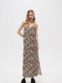 Vestido Grais Estampado 1