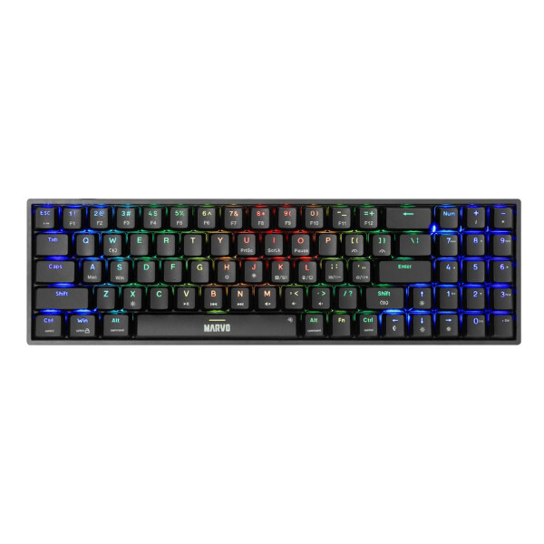 teclado Marvo Mecánico Kg956 75% TECLADO MARVO MECáNICO KG956 75% SW YELL