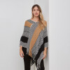 Poncho Lineas NEGRO/MULTI