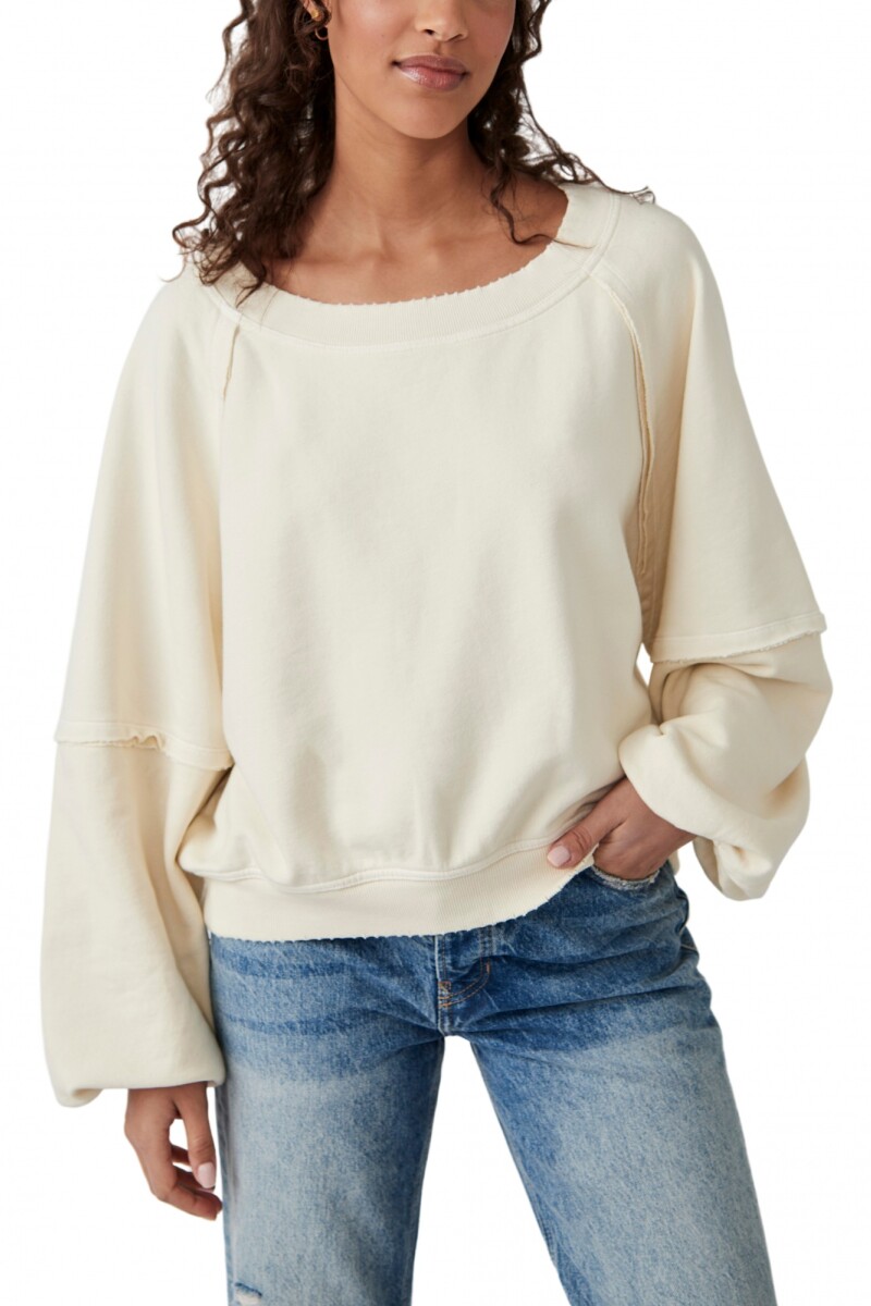 SWEET DEETS SWEATSHIRT Marfil