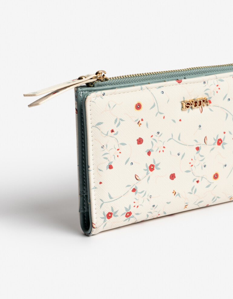 Ficheros Billetera Fichero Con Cierre - Estampado Flores