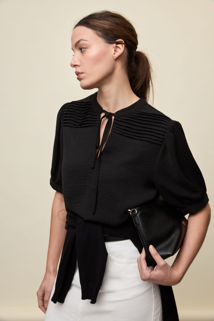 BLUSA BORGO Negro