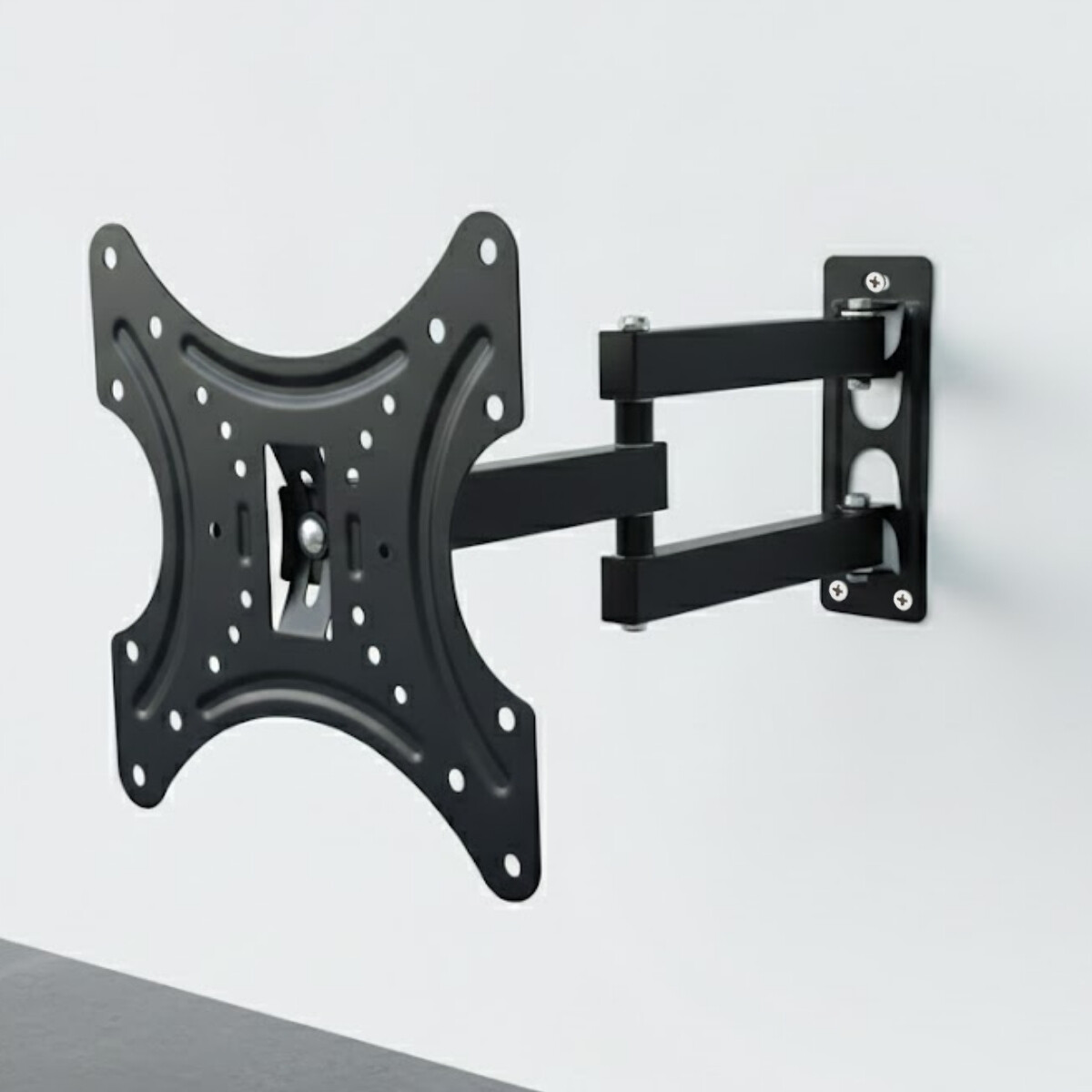 Soporte de TV de 14 a 55″ con giro e inclinación - NEGRO 