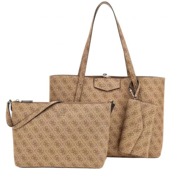 Cartera Guess Brenton Latte Logo 0