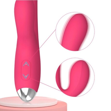 Vibrador Rabbit Doble Estimulo Recargable Usb Fucsia