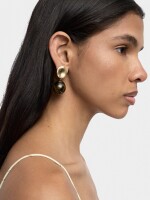 Pendientes Efecto Carey marron