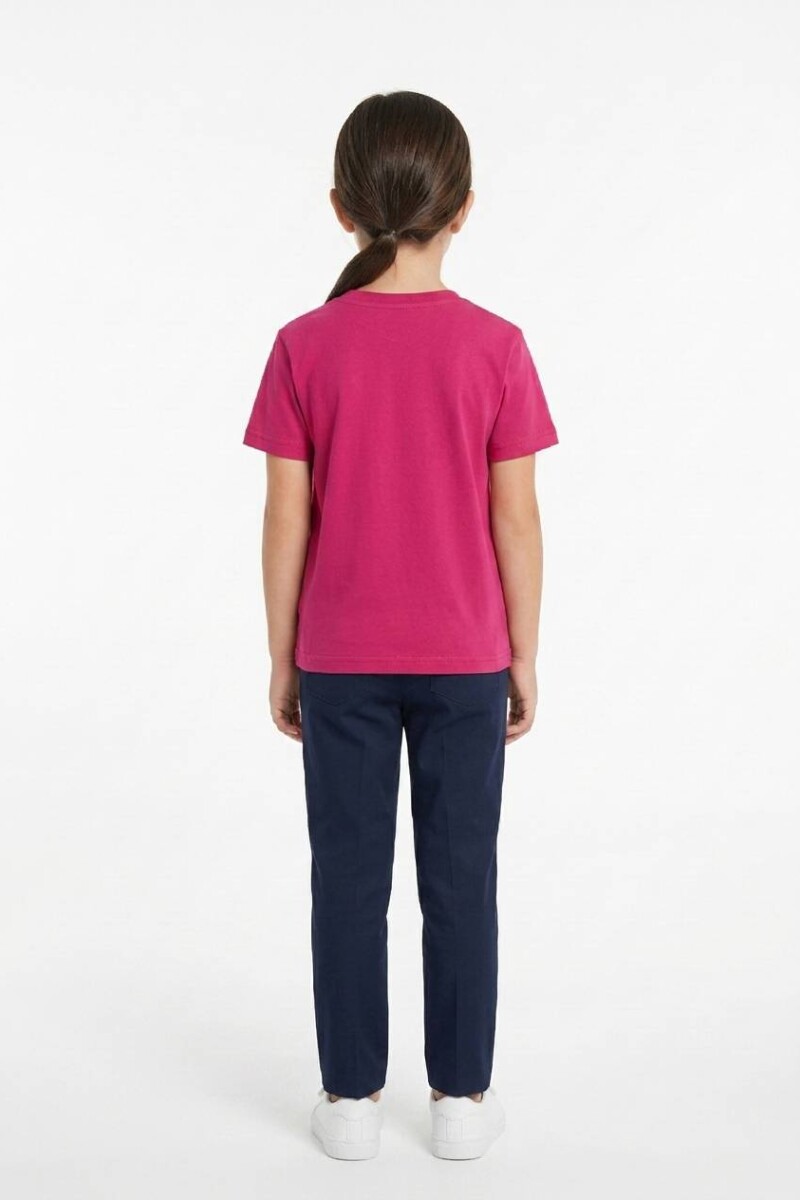 Remera cuello redondo ICONIC 150 FUCSIA