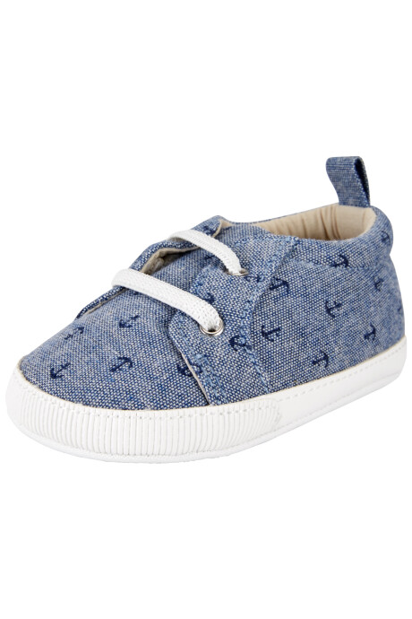Zapatitos sin suela diseño anclas Sin color