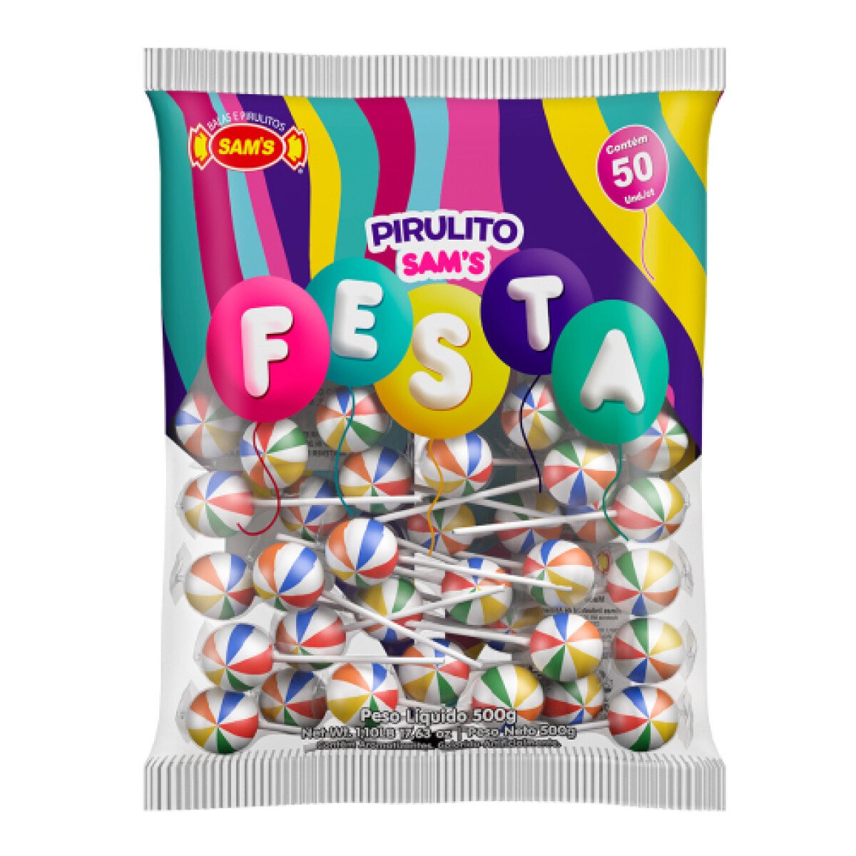 Chupetin Festa - Multicolor 