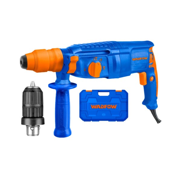 Rotomartillo 800W 2,5J SDS Plus con Adaptador y Acces Wadfow Rotomartillo 800w 2,5j Sds Plus Con Adaptador Y Acces Wadfow