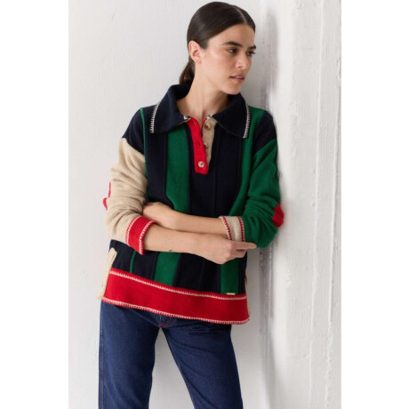 Pre Venta Buzo Olimpico Verde, Azul Y Rojo