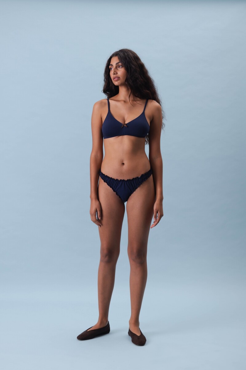 Pantie Cata Less [B39] Algodón Azul Marino