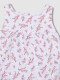 Ranita Estampado Hojitas Blanco