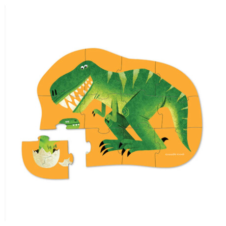 Puzzle Animal Crocodile Creek 12 Piezas 20 X 30 Cm Ub DINO