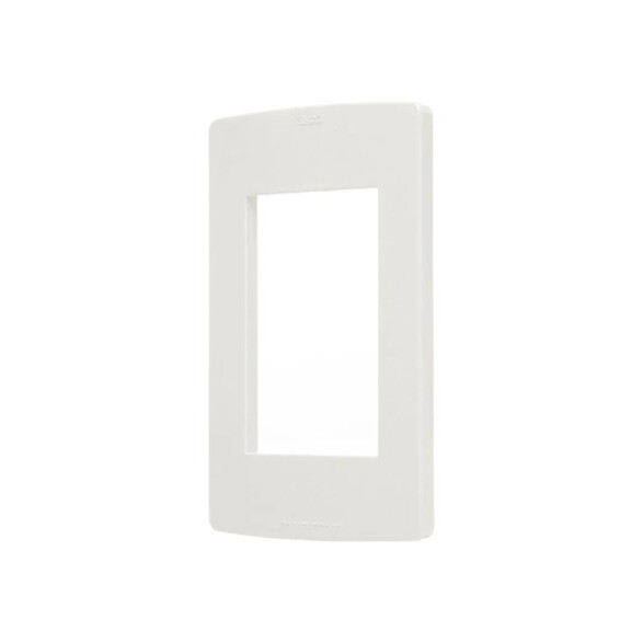 Plaqueta 4 módulos s/bastidor bianco reale Silight SK3154