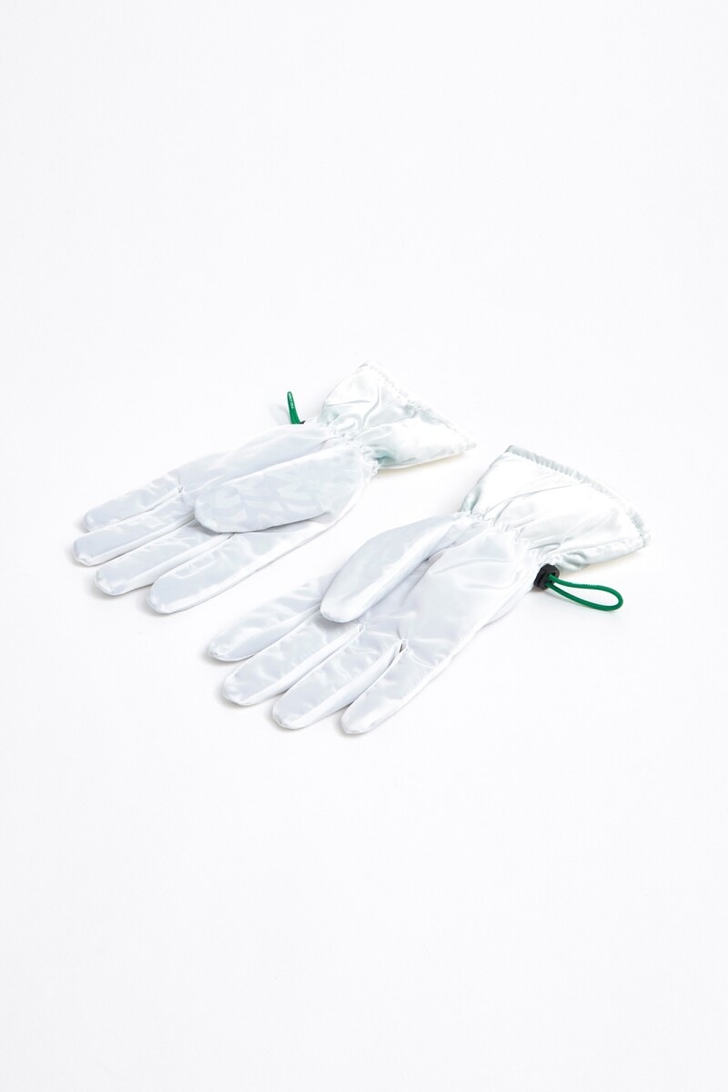 GUANTES LOGO DISTORB Plata