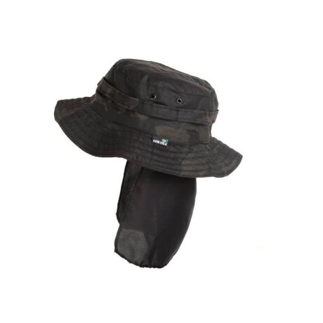 Sombrero Capelina de pescador con cubre nuca Protección UV50+ - Fox Boy Multiforest Black