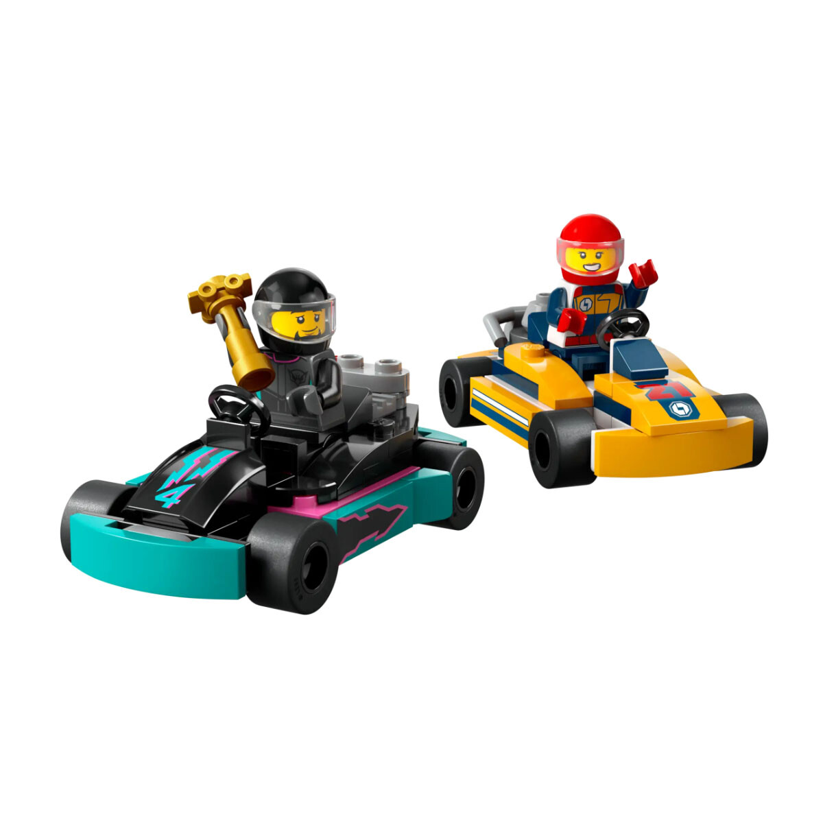 Karts y Pilotos de Carreras City Lego 