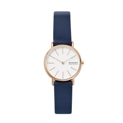 Reloj SKAGEN SIGNATUR Cuero Azul Esfera 30mm 0