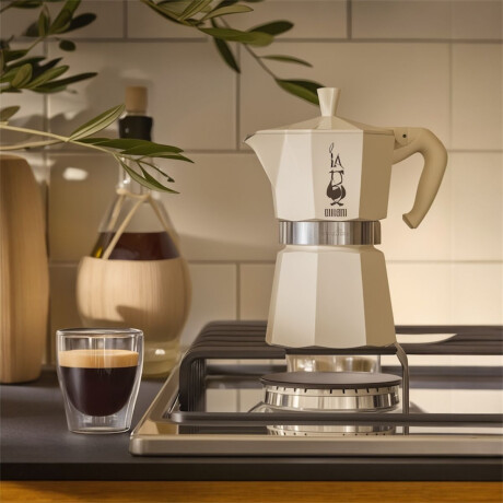 Cafetera Italiana Bialetti Exclusive 6 Tazas Crema Cafetera Italiana Bialetti Exclusive 6 Tazas Crema