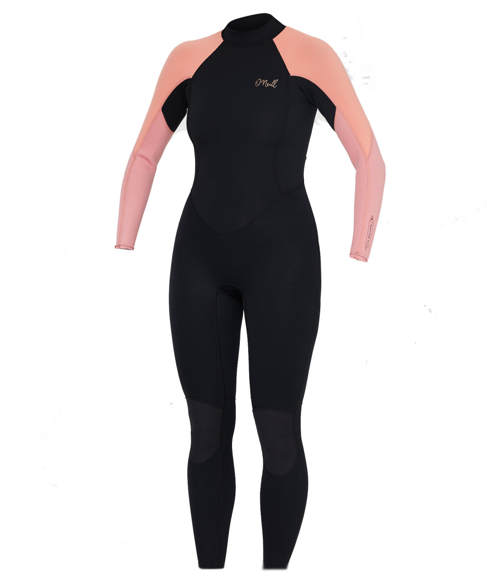 Traje Dama O'Neill Reactor II 3/2mm Coral - Back Zip - Full - Coral 