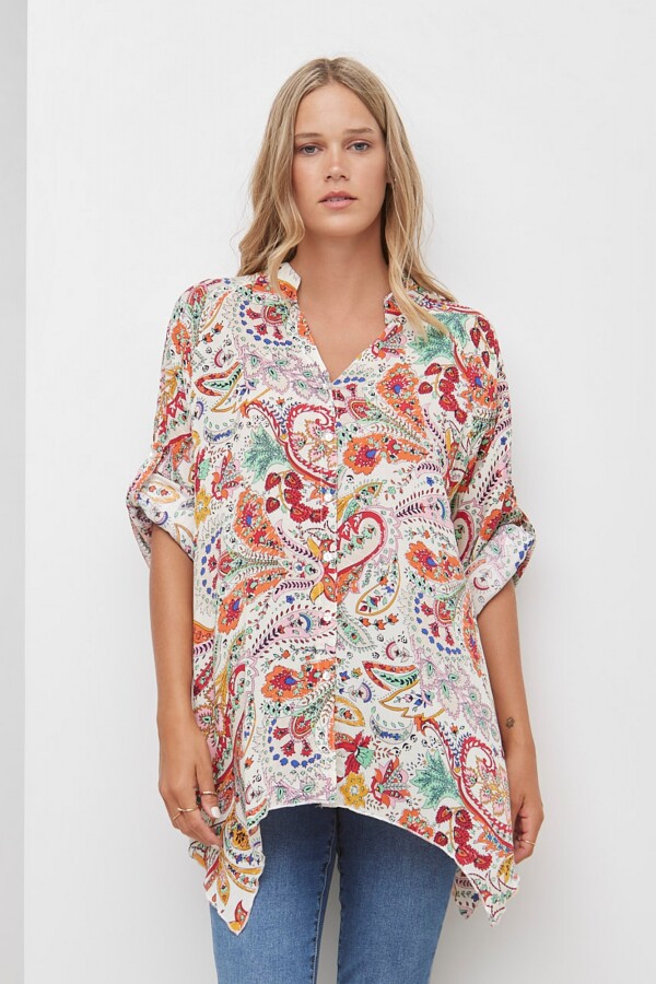 Camisola Bulgaros BLANCO/MULTI