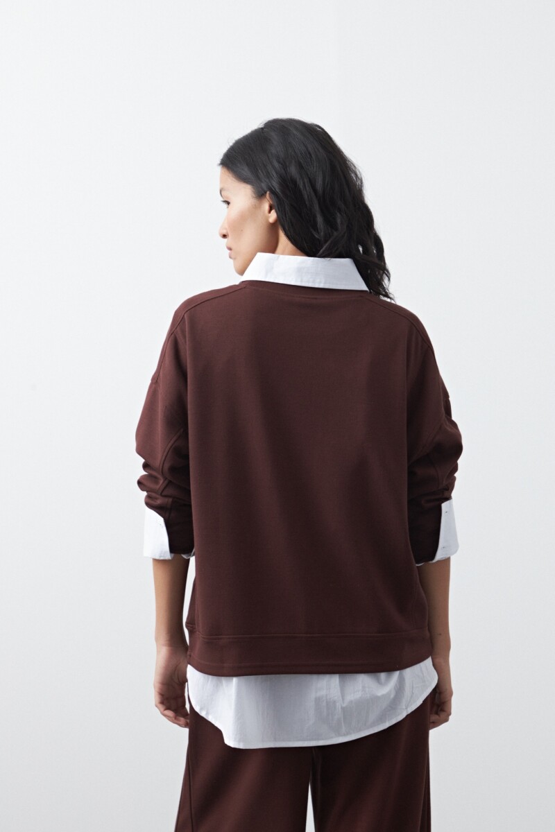 BUZO MERCADER Chocolate