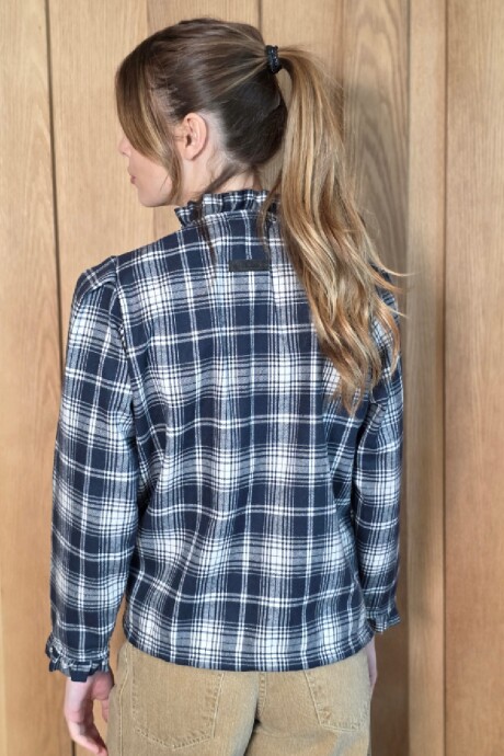 Camisa Mili Escocés Azul