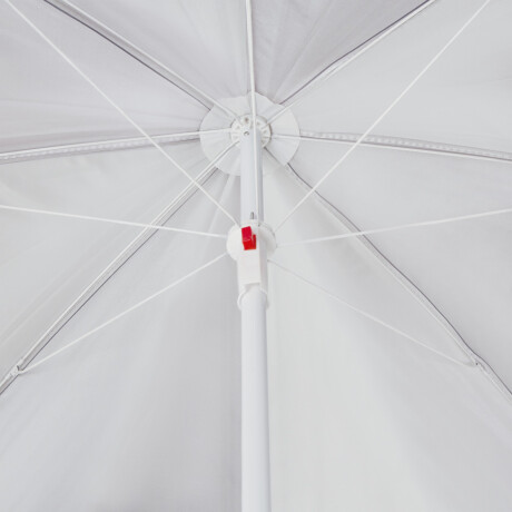 Sombrilla Playa Jardin Clásica MOR 1,80 M FPS 70 Aluminio Azul Marino/plata