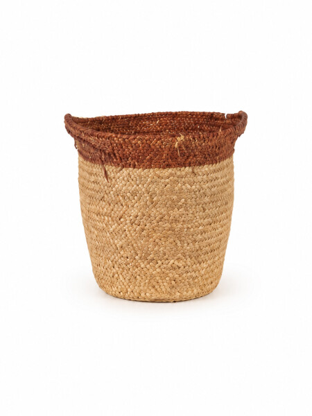 CANASTO DE YUTE BEIGE (V)