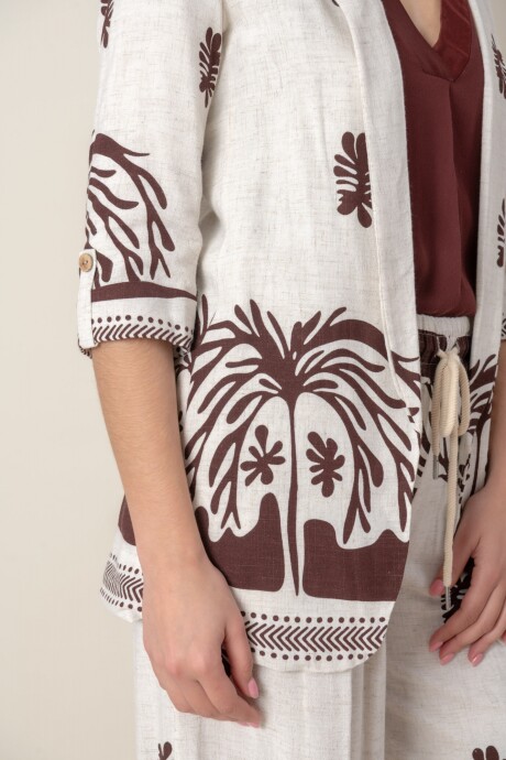 BLAZER OURANIA Chocolate