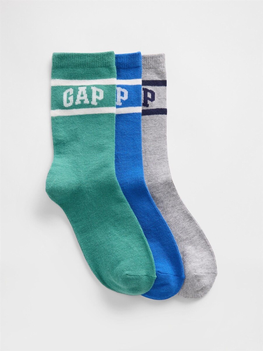 Medias Pack X3 Niño - 3 Color Multi Pack 