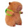 Peluche Capibara Con Mochila Felpa Carpincho Real Cpy001001