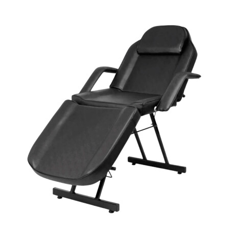 Camilla reclinable para tatuador masajes y depilación Negro