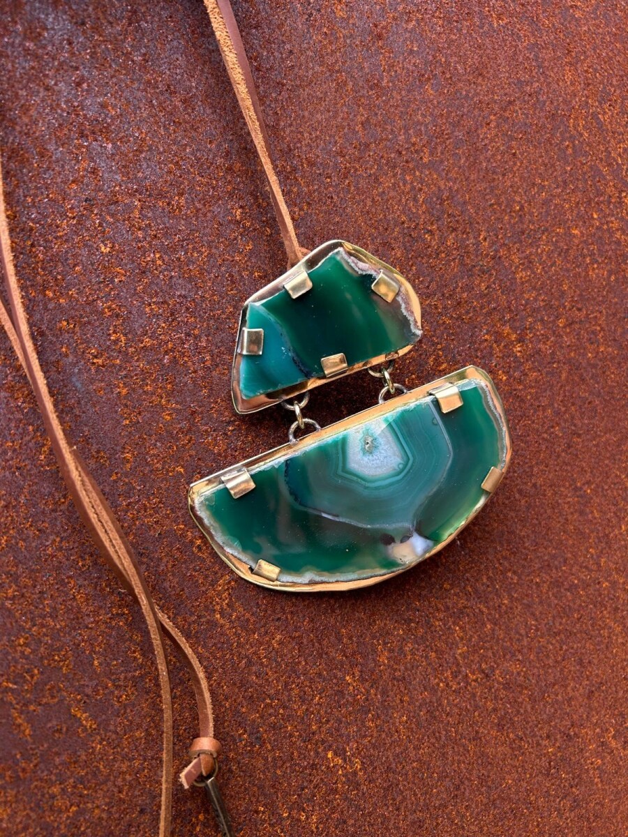 Cracked Necklace - Verde 