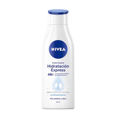 Crema Corporal Nivea Hidratación Express Piel Normal a Seca 250 ML