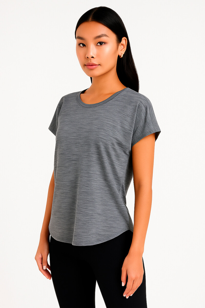 Remera Murraya - Gris Melange Medio 