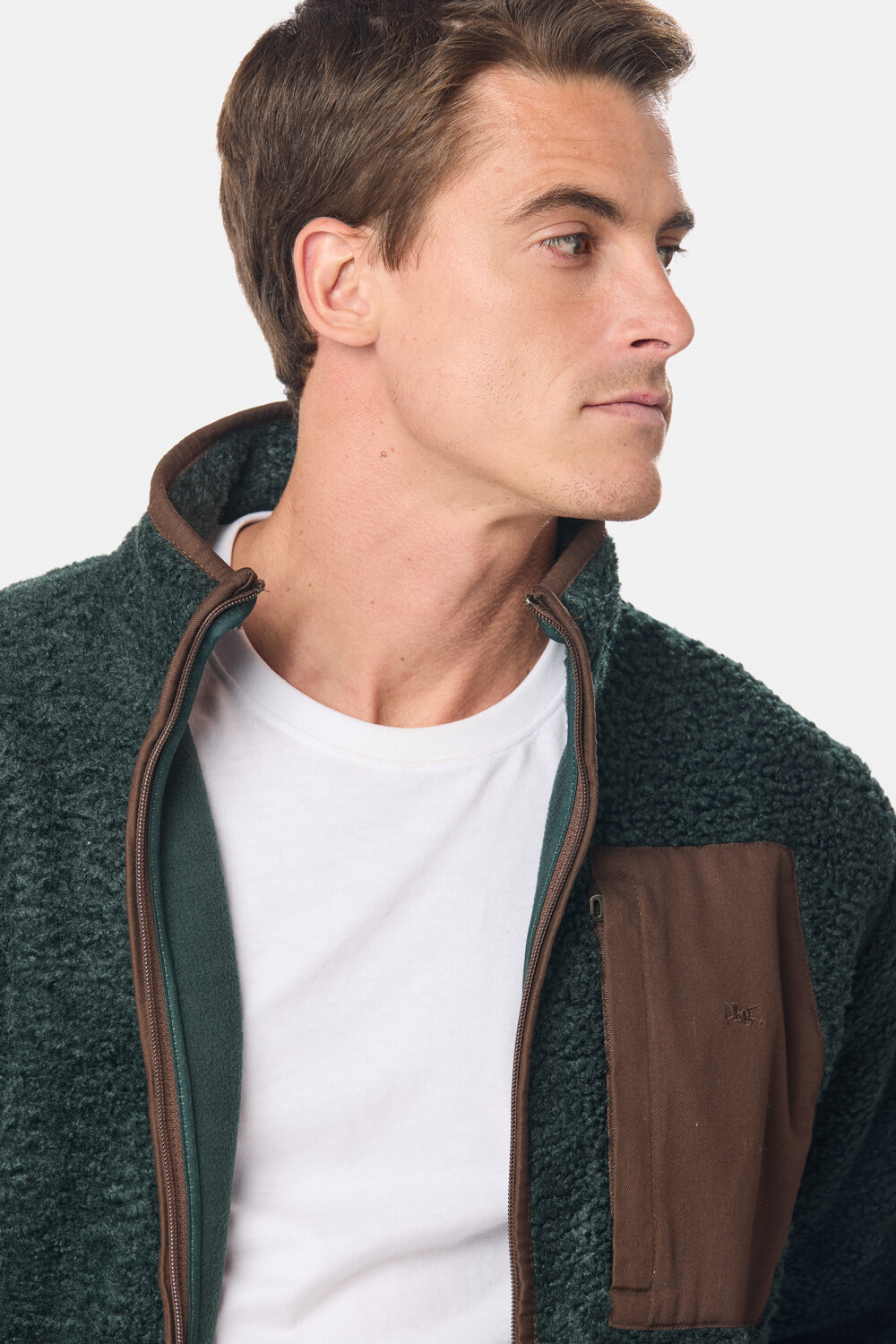 CAMPERA CORDERITO Verde