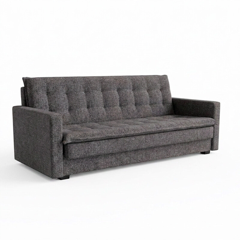 Sofá Cama NS Islandia en Tela Gris Oscuro Sofá Cama NS Islandia en Tela Gris Oscuro