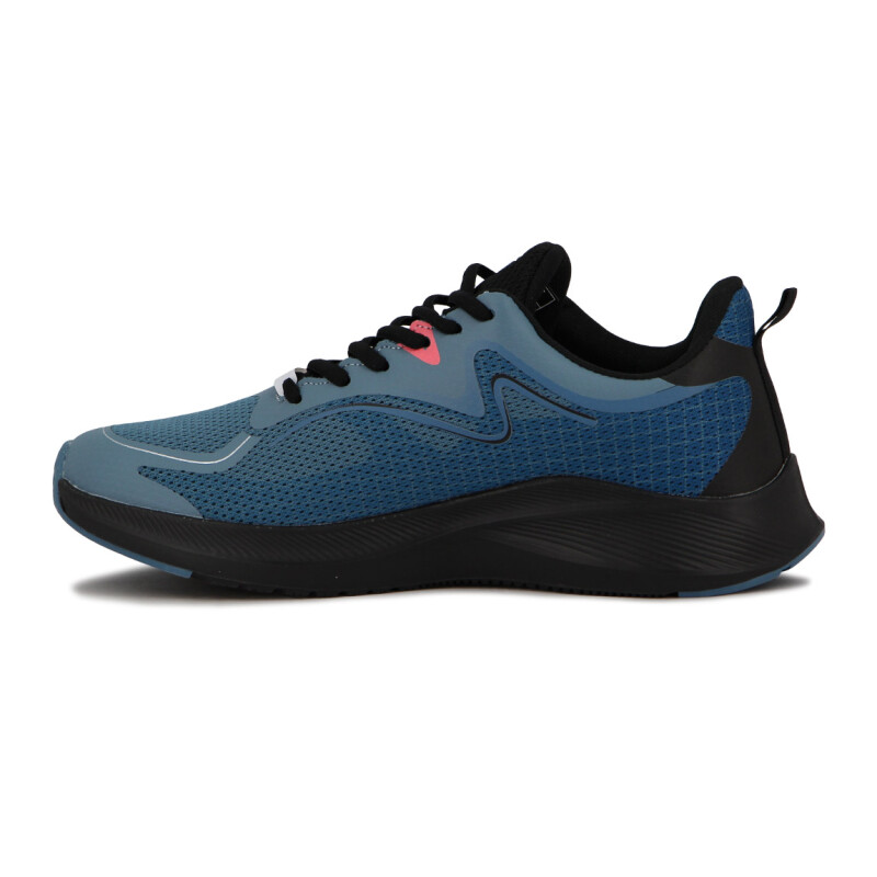 Avia Zapatillas Acordonadas Para Hombre Rio- Steel Blue/black Azul-negro