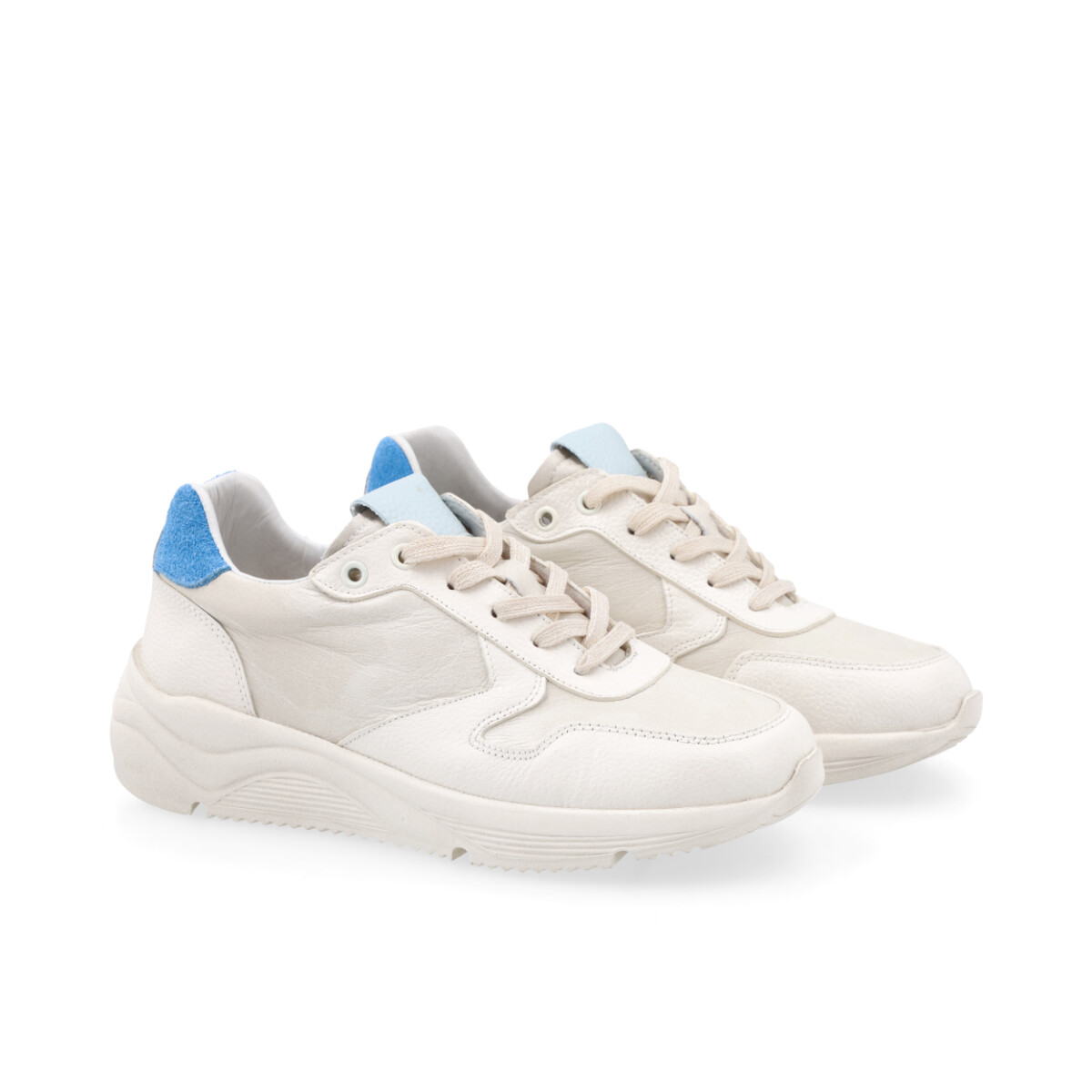 DEPORTIVO CUERO GOLDEN - BEIGE 