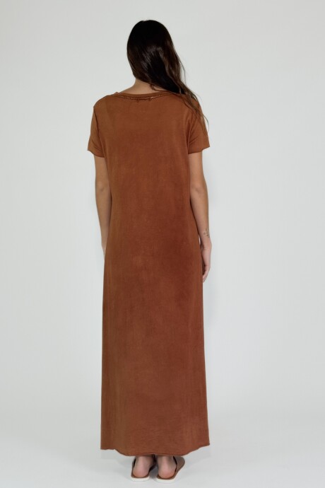 VESTIDO NAVARRA Marron