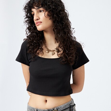 REMERA FORTE Negro