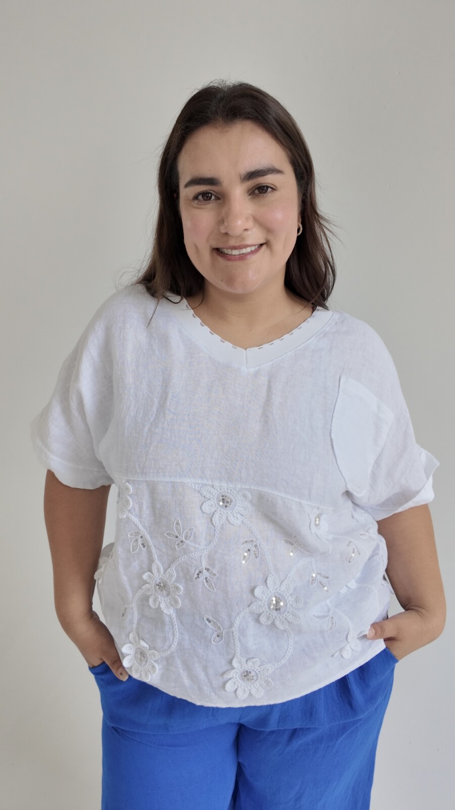 Blusa Valentina Blanco