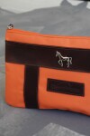 Sobre Cartuchera Mustang Chocolate / Naranja