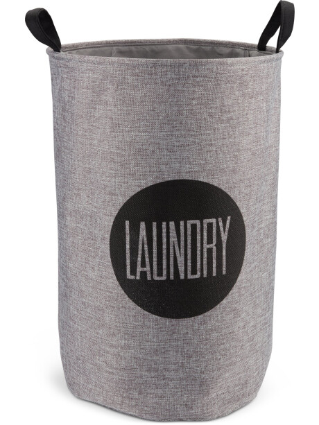 Cesta para ropa ENAR Ø39xA58cm gris Cesta para ropa ENAR Ø39xA58cm gris