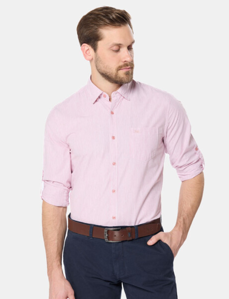 CAMISA RAYADA Rosa