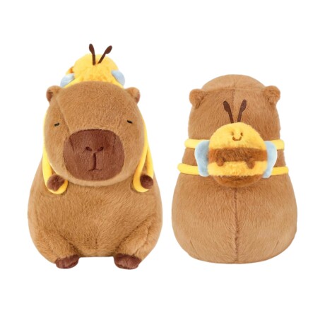 Capibara Carpincho Grande Con Mochila Abeja